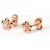 PURELEI Shiny Bloom Ohrringe Rosegold