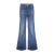 Geisha flared jeans dark blue denim