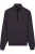 Baileys Half-Zip Sweater blauw, Effen