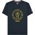 Lambretta Heren Northern Soul T-Shirt (Marine/Goud)