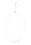 usha WHITE LABEL Ketting  zilver