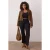 Trendyol Curve Dames Zwart Effen Wijde pijp Hoge taille Grote maten Jeans