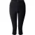Dare 2B Dames Influential II Effen 3/4 Leggings (Zwart)