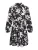 TOOche Jurk ‘Blossom Breeze’  zwart / wit