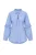 Trendyol Modest Dames Blauw Gestreept Lang Oversized Modest Overhemden