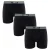 Prince Performance Range 3 Pack Zwart Heren Boxers MUXPR058