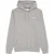 FILA Zevenar Logo Hoodie Medium Grey Melange