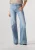 7 for all Mankind Wide Jeans Dames Modern Dojo Bloom