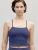 Hey Honey Sport bh ‘Longline Unicolor’  donkerblauw