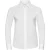 Russell Collection Oxford overhemd met lange mouwen voor dames (Wit)