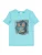 s.Oliver Shirt  aqua / grijs / oranje / zwart