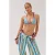 HARPER & YVE reversible voorgevormde triangel bikinitop Nova donkerrood/turquoise