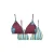 HARPER & YVE reversible voorgevormde triangel bikinitop Nova donkerrood/turquoise