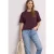 Shirt met ronde hals in Silk-Look