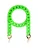 Cheeky Chain Munich Ketting ‘Silk’  neongroen
