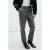 Mango slim fit geruite broek – blauw