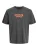 JACK & JONES Shirt  hemelsblauw / donkergrijs / donkeroranje / zwart