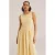 WE Fashion maxi jurk lichtgeel