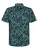 Petrol Industries Overhemd ‘Noche’  navy / lichtgroen