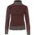 Bruine top met lange mouwen en geborduurd detail