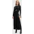 AllSaints Xylia Ls Dress Metallic Black