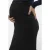 VERO MODA MATERNITY ribgebreide zwangerschapsrok VMMLAVENDER zwart