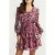GUESS  Eco Ls Lace Up Flared Lu Purple Kashmir Print