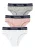 BENCH Onderbroek  grijs / rosa / zwart / wit