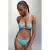 MANGO TEEN halter bikini blauw