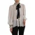 Dolce Gabbana Zijde Blouse Hoge Hals Ruffle Blouse