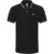 Pretty Green Polohemd met logo en tape voor heren (Zwart)