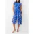 French Connection Eso Diana Hallie Flowing Dress Amparo Blue