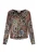 usha FESTIVAL Blouse  lichtblauw / kastanjebruin / zwart / offwhite