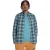 Timberland Ls Stretch Poplin Tartan Shirt Slim Storm Blue Yd