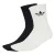 ADIDAS ORIGINALS Sokken ‘Fluffy Crew Sock 2 Pairs’  zwart / wit