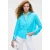 Oversized poplin overhemd met knopen