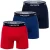 LACOSTE Boxershorts  navy / donkerblauw / rood / wit