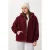 Overmaatse hoodie-pluche jas