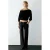 MANGO TEEN aansluitende cropped top – zwart