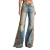 Flared Jeans Taille Midden met Flatterende Silhouet Dames It’s Basic