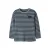 NAME IT MINI aansluitende gestreepte longsleeve – grijsblauw