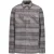 SoulCal Heren geruite polyester jas (Grijs)