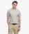 Essential Serif Logo Geborduurde T-shirt Light Grey