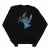 Disney Meisjes Lilo en Stitch Cupido Valentijn Sweatshirt (Zwart)