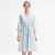 Minimalistische katoenen shirtjurk met geknoopte riem
