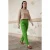 Hoge Taille Rechte Crepe Broeken