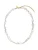 PURELEI Ketting ‘Crystal Wave’  goud / parelwit
