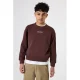 Garcia sweater met backprint bruin