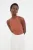 TRENDYOLMİLLA Dames Bruin Effen Mouwloos Getailleerd Blouses