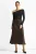 Chocolade Bias Midi Rok